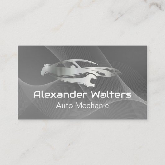 カーレンチロゴ |整備士 名刺 (正面)