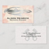 カーレンチロゴ | 水彩画 名刺 (正面/裏面)