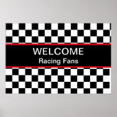 カーレーシングファンへようこそ ポスター (正面)