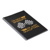 カーレースのギフトの促進の修飾のレーサー ノートブック (右側)