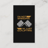 カーレースのギフトの促進の修飾のレーサー 名刺 (正面)