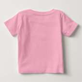 カーレースの第2誕生日のTシャツおよびギフト ベビーTシャツ (裏面)