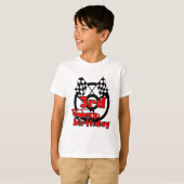 カーレースの第3誕生日のTシャツおよびギフト Tシャツ (正面フル)