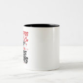 カーレースの週末はレースカー用 ツートーンマグカップ (中央)