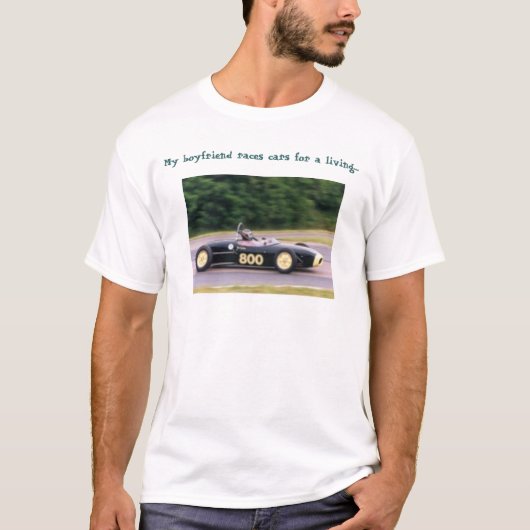 カーレースの運転手 Tシャツ (正面)