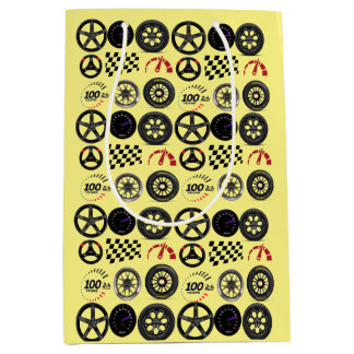 カーレースやモータースポーツ愛好家のために ミディアムペーパーバッグ