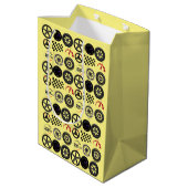 カーレースやモータースポーツ愛好家のために ミディアムペーパーバッグ (裏面アングル)