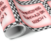 カーレースクリスマスラッピング紙 ラッピングペーパー (ロールコーナー)