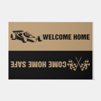 カーレースドールマットKid's Room Doormat ドアマット