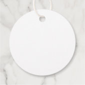 カーレースブルーベビーシャワー フェイバータグ (裏面)