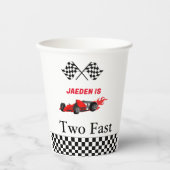 カーレース少年2nd誕生日パーティー 紙コップ (正面)