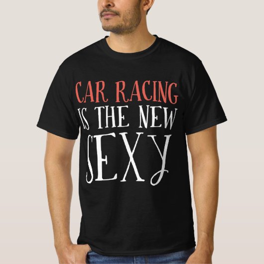 カーレース愛好家への贈り物 Tシャツ (正面)
