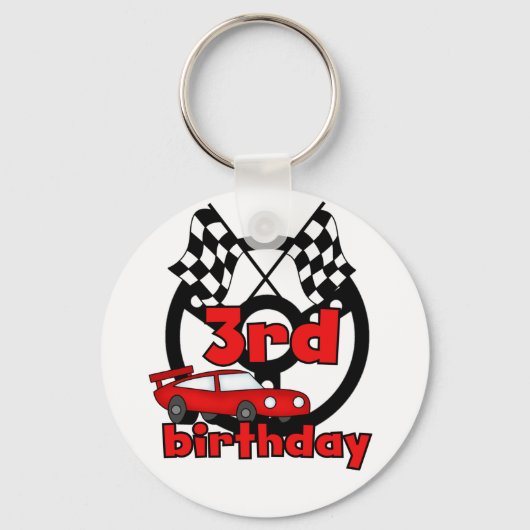 カーレース第3期Tシャツとギフト キーホルダー (正面)