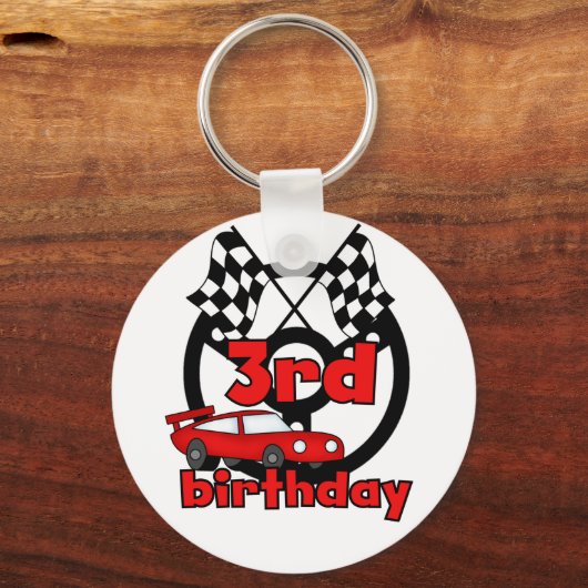 カーレース第3期Tシャツとギフト キーホルダー (正面)