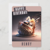 カーレース誕生日カード シーズンカード (正面)