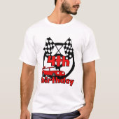カーレース4th誕生日Tシャツとギフト Tシャツ (正面)
