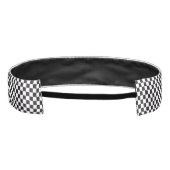 カーレース/チェスパターン+あなたのバックガー。&アイディア アスレチックヘッドバンド (裏面)