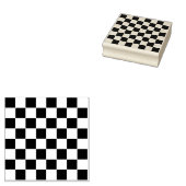 カーレース/チェスパターン+あなたのバックガー。&アイディア ラバースタンプ (押印)