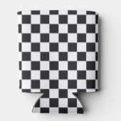 カーレース/チェスパターン+あなたのバックガー。&アイディア 缶クーラー (裏面)