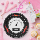 カーレース トラック 誕生日 ペーパープレート (パーティー)