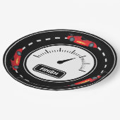 カーレース トラック 誕生日 ペーパープレート (アングル)