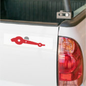 カーレース バンパーステッカー (トラック上)