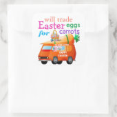 カーロカラフルットのバニーバスのためのイースターエッグを交換 スクエアシール (バッグ)