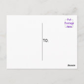 カーロカラフルットのバニーバスのためのイースターエッグを交換 ポストカード (裏面)