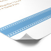 カーロリン結婚シーティングチャート ポスター (角)