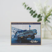 カーローライダーヴィンテージオールドスクール ポストカード (スタンド正面)