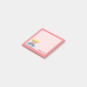 カーワッシュのブタのキャラクター ポストイット (アングル)