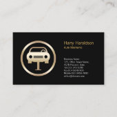 カーワークショップジャックアイコン自動整備士名刺 名刺 (正面)