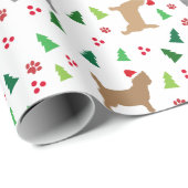 カーンテリアサンタハッツクリスマスツリー ラッピングペーパー (ロールコーナー)