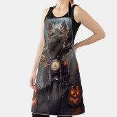カーンテリアライディングオートバイハロウィーン怖い エプロン (インサイチュ)