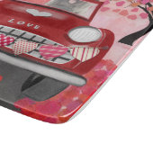 カーンテリアー車ハートバレンタイン カッティングボード (角)