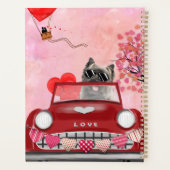カーンテリアー車ハートバレンタイン プランナー手帳 (裏面)