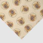 カーンテリア絵を描ーのかわいいオリジナルペットドッグアート 薄葉紙 (詳細)