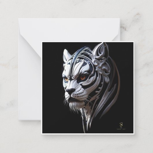 カーン卿との挨拶 ノートカード (正面)