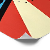 カーン!アートポップ・アートのエコーポスター ポスター (角)