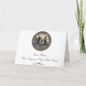 カー中国のWV州パークシリーズ：ログキャビン カード (裏面)