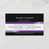 カー企業のドモダンハイテクZING 名刺 (裏面)