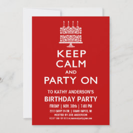 カー保ムアンドパーティーオン誕生日招待状 招待状