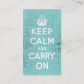 カー保ムブルーグランジキャンバスデジタルアート 名刺 (裏面)