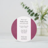 カー保ム&グラムアップ-ピンクレザー 招待状 (スタンド正面)