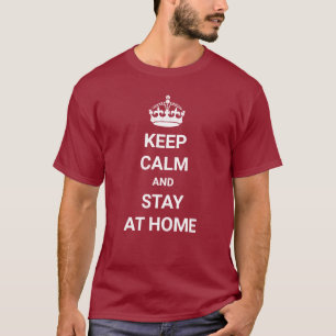 カー保ルステイホームコロナウイルス検疫ウイルス Tシャツ