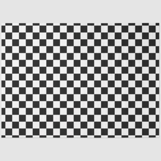 カー市松模様にフのレーシングパターンのギフトラップ 薄葉紙 (正面)