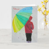 カー感動的ドやる気を起こさせる：忍耐… カード (黄色い花)