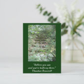 カー感動的ド引用文バイルーズベルト ポストカード (スタンド正面)