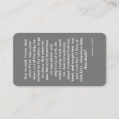 カー感動的ド エンクロージャーカード (裏面)