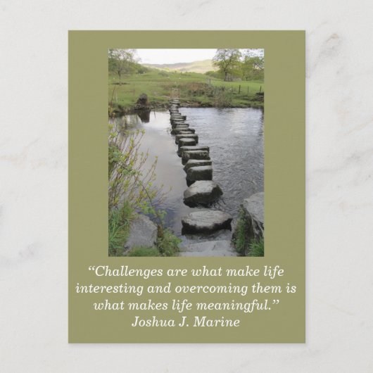 カー感動的ド、チャレンジ1 - ポストカード (正面)